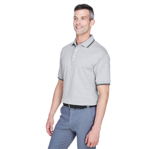 Men's Tipped Perfect Pima Interlock Polo