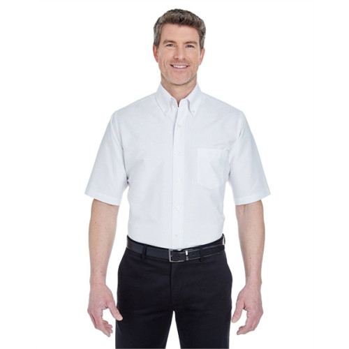 Men's Tall Classic Wrinkle-Resistant Short-Sleeve Oxford