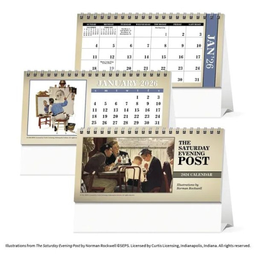 Triumph® Calendars The Saturday Evening Post Illustration...