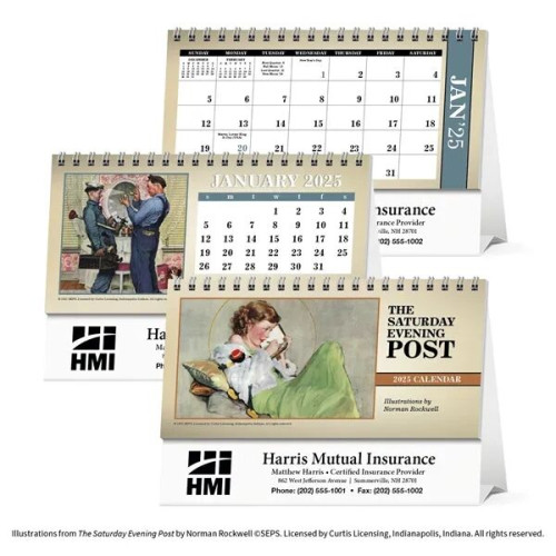 Triumph® Calendars The Saturday Evening Post Illustration...