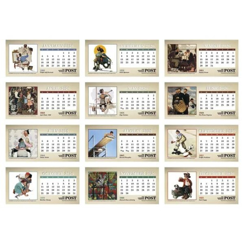 Triumph® Calendars The Saturday Evening Post Illustration...