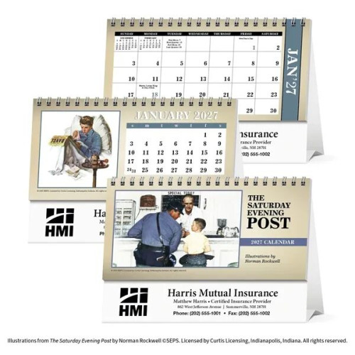 Triumph® Calendars The Saturday Evening Post Illustration...