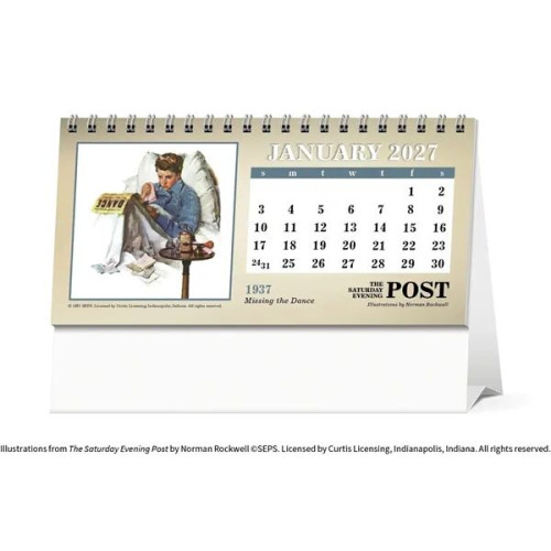 Triumph® Calendars The Saturday Evening Post Illustration...