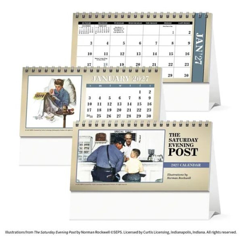 Triumph® Calendars The Saturday Evening Post Illustration...