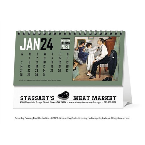 The Saturday Evening Post Desk Calendar