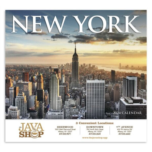 New York Appointment Calendar - Stapled