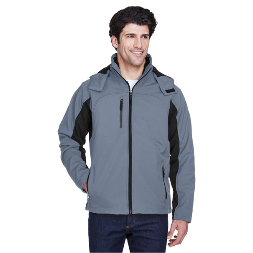 Adult Colorblock 3-in-1 Systems Hooded Soft Shell Jacket