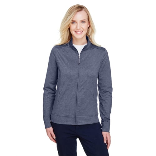 Ladies' Navigator Heather Performance Full-Zip