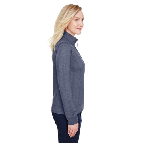 Ladies' Navigator Heather Performance Full-Zip
