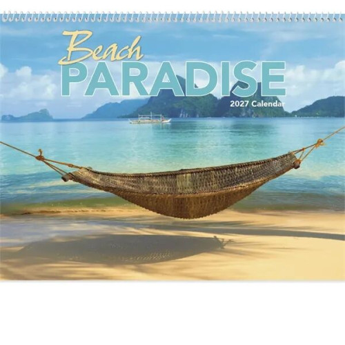 Good Value™ Beach Paradise - Spiral Calendar