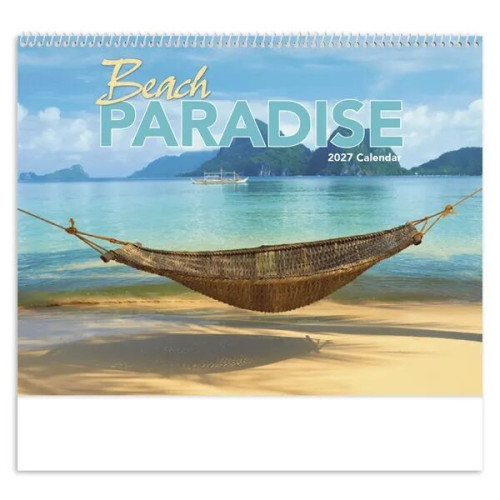 Good Value™ Beach Paradise - Spiral Calendar