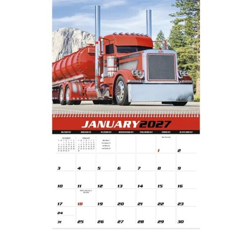 Triumph® Calendars Big Rigs Calendar