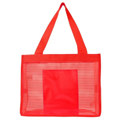 Sheer Striped Tote Bag