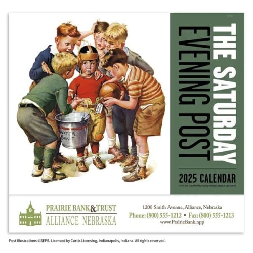 Good Value™ The Saturday Evening Post - Stapled Calendar