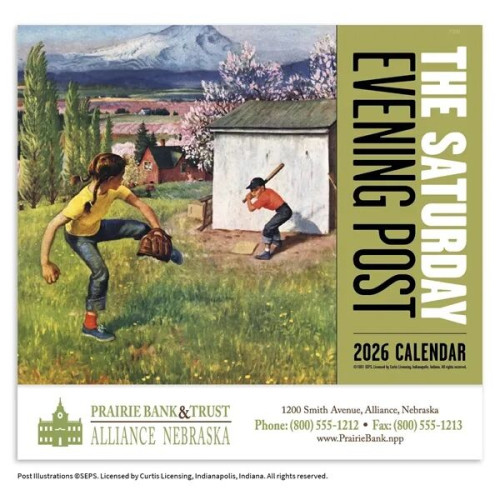 Good Value™ The Saturday Evening Post - Stapled Calendar