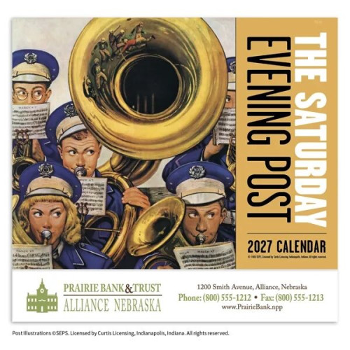 Good Value™ The Saturday Evening Post - Stapled Calendar