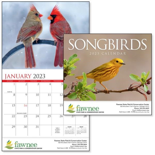 Songbirds Appointment Calendar - Stapled