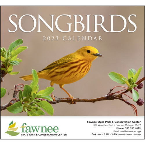 Songbirds Appointment Calendar - Stapled