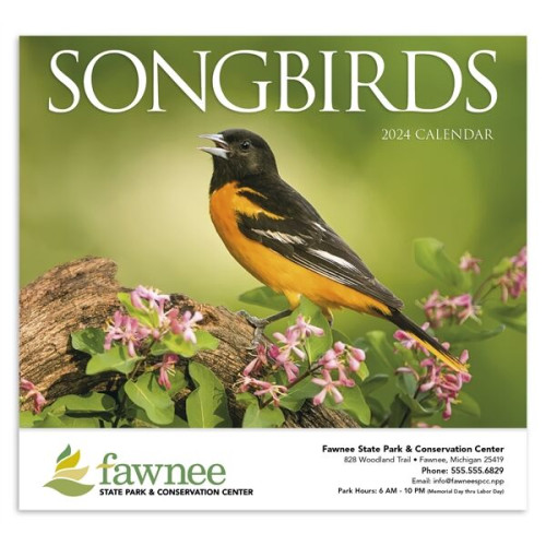 Songbirds Appointment Calendar - Stapled