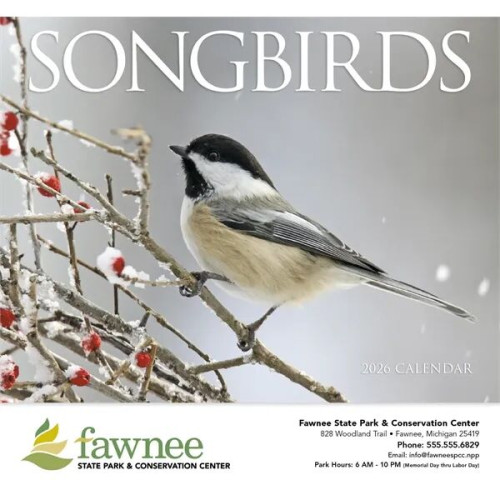 Products Songbirds Appointment Calendar - Stapled