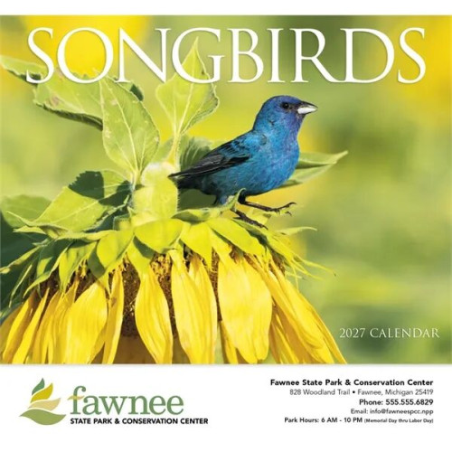 Products Songbirds Appointment Calendar - Stapled