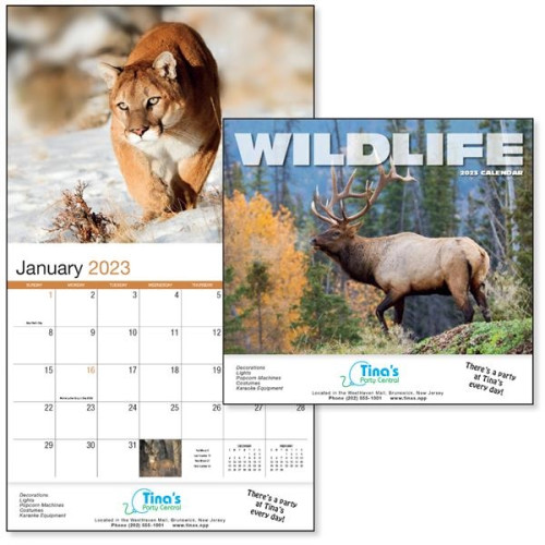 Wildlife Appointment Calendar - Stapled