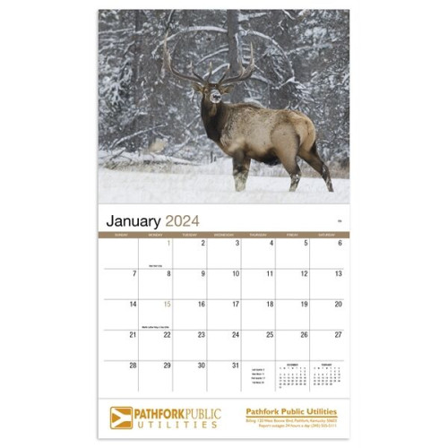 Wildlife Appointment Calendar - Stapled