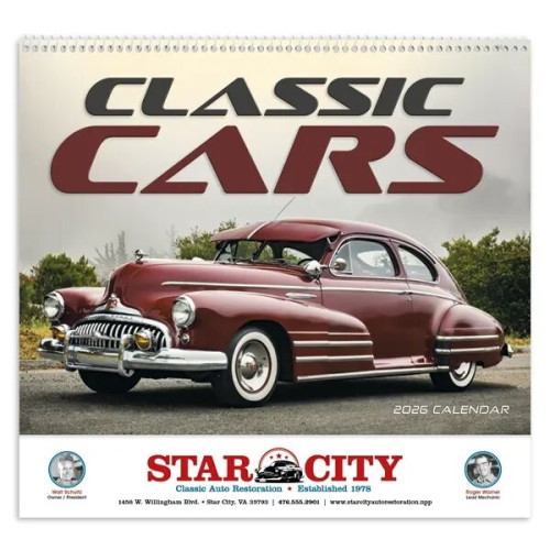 Triumph® Calendars Classic Cars Calendar