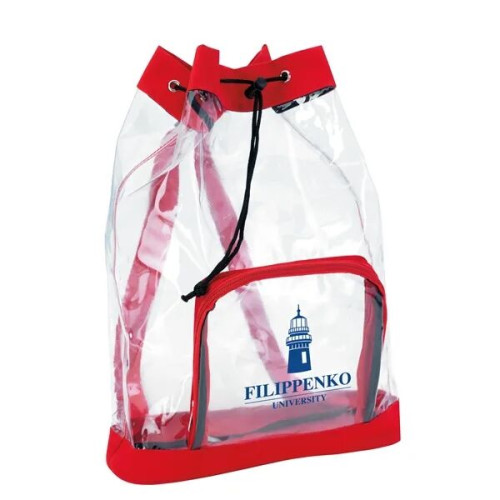 Good Value™ Clear Cinch Backpack
