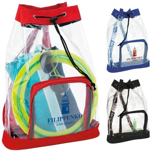 Good Value™ Clear Cinch Backpack