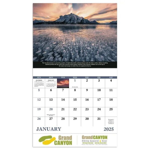 Good Value™ The Power of Nature - Stapled Calendar