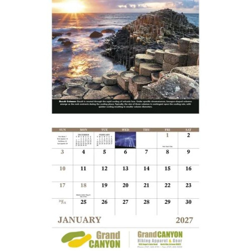 Good Value™ The Power of Nature - Stapled Calendar