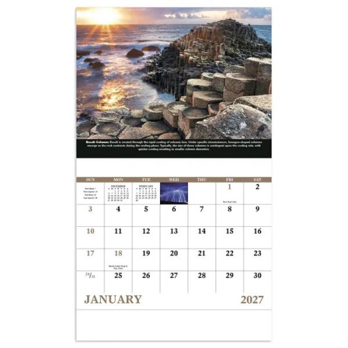 Good Value™ The Power of Nature - Stapled Calendar