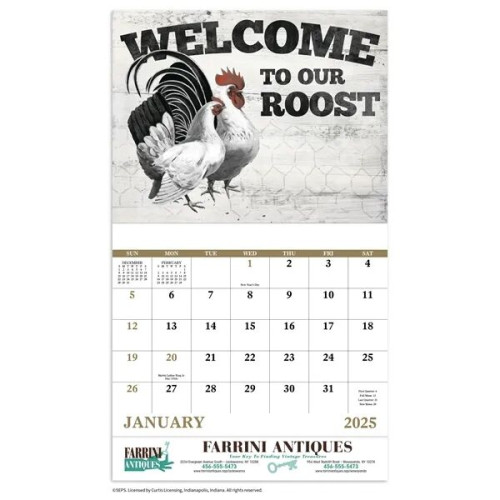 Good Value™ Country Days - Stapled Calendar