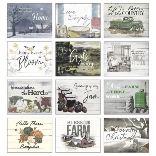 Good Value™ Country Days - Stapled Calendar