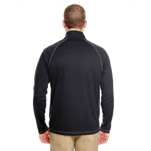 Adult Cool & Dry Sport Quarter-Zip Pullover with Side and...