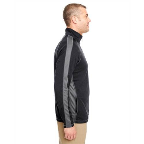 Adult Cool & Dry Sport Quarter-Zip Pullover with Side and...