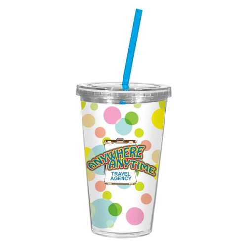 16 Oz. Newport Acrylic Tumbler With Insert