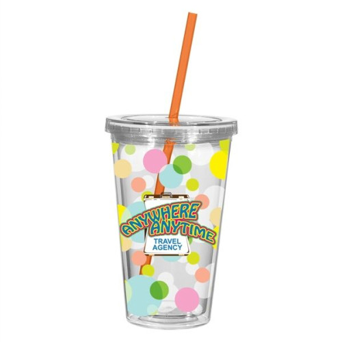 16 Oz. Newport Acrylic Tumbler With Insert