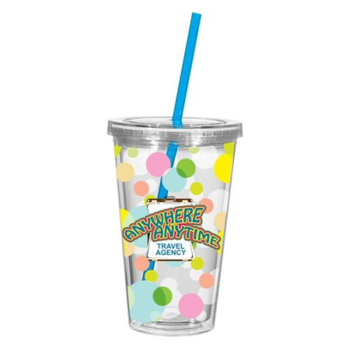 16 Oz. Newport Acrylic Tumbler With Insert