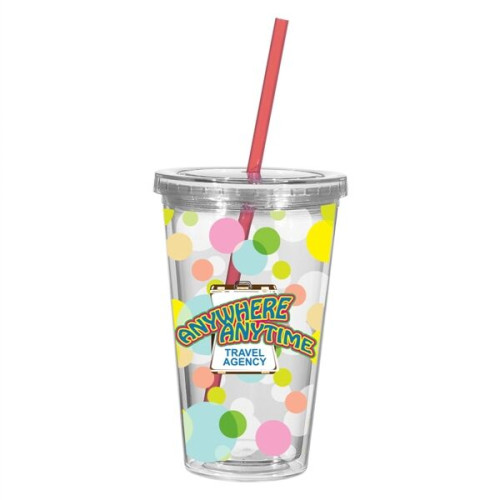 16 Oz. Newport Acrylic Tumbler With Insert
