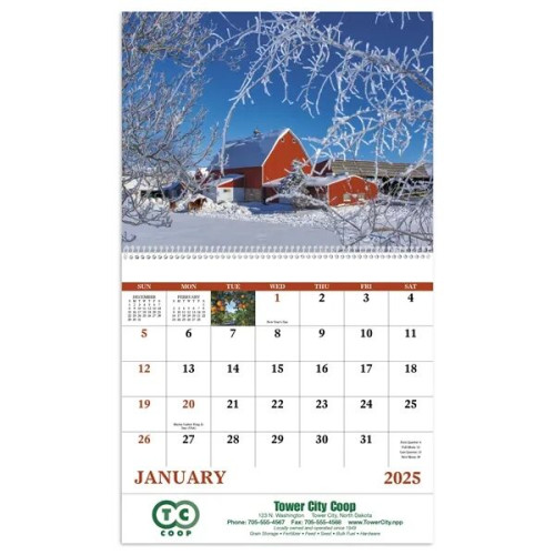 Good Value™ Agriculture - Spiral Calendar