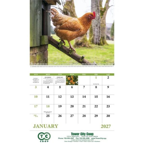 Good Value™ Agriculture - Spiral Calendar