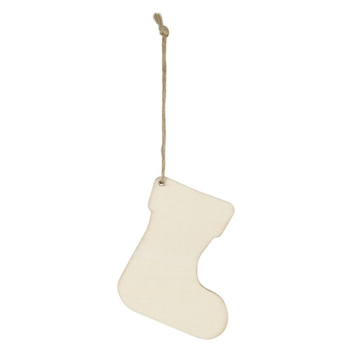 Wood Ornament - Stocking