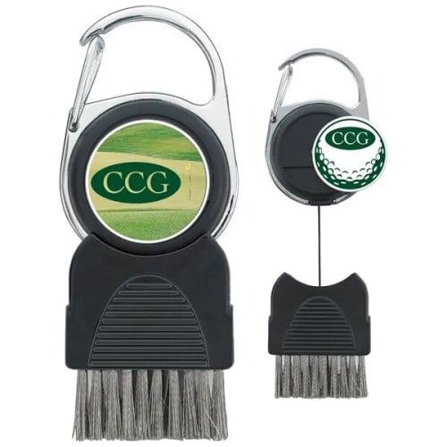 Good Value™ Golf Club Brush with Ball Marker