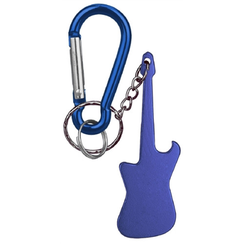 Guitar Shaped Bottle Opener Key Holder and Carabiner