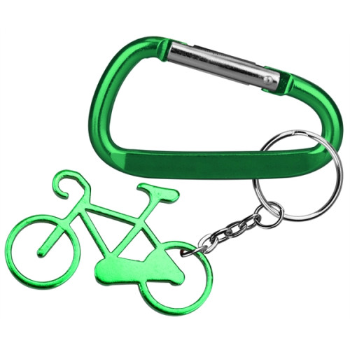 Bicycle shape bottle opener key chain