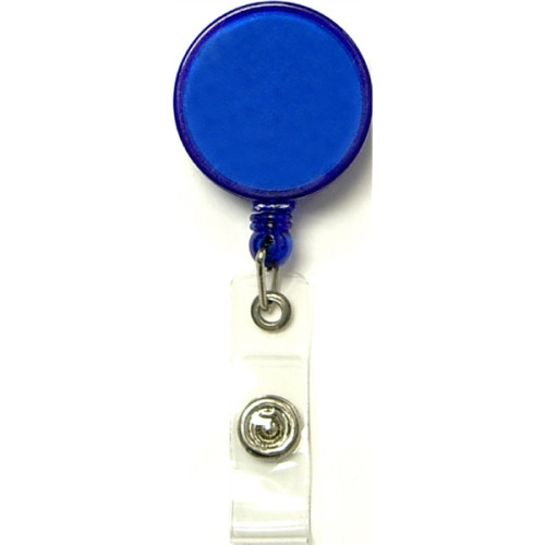 Round 24" retractable badge holder