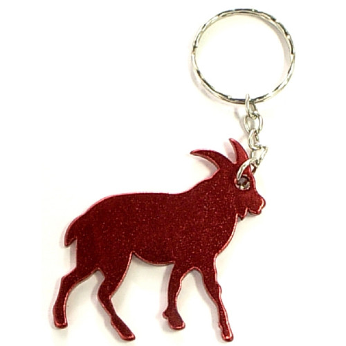 Goat shape bottle opener key chain