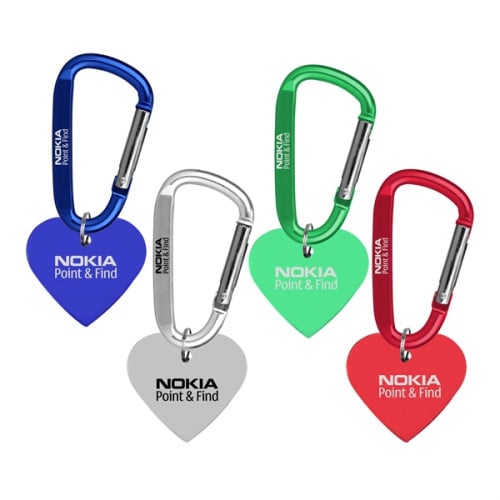 Aluminum Key Holder & Dog Tag with Carabiner